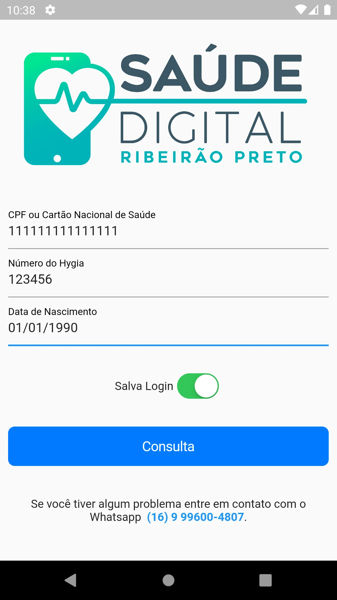 Saúde Digital Ribeirão Preto screenshot